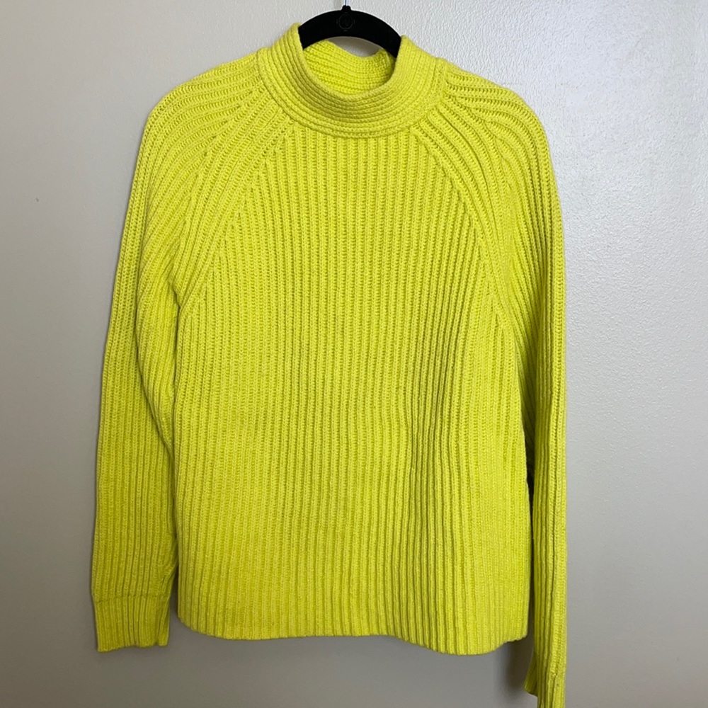 Neon yellow sweater